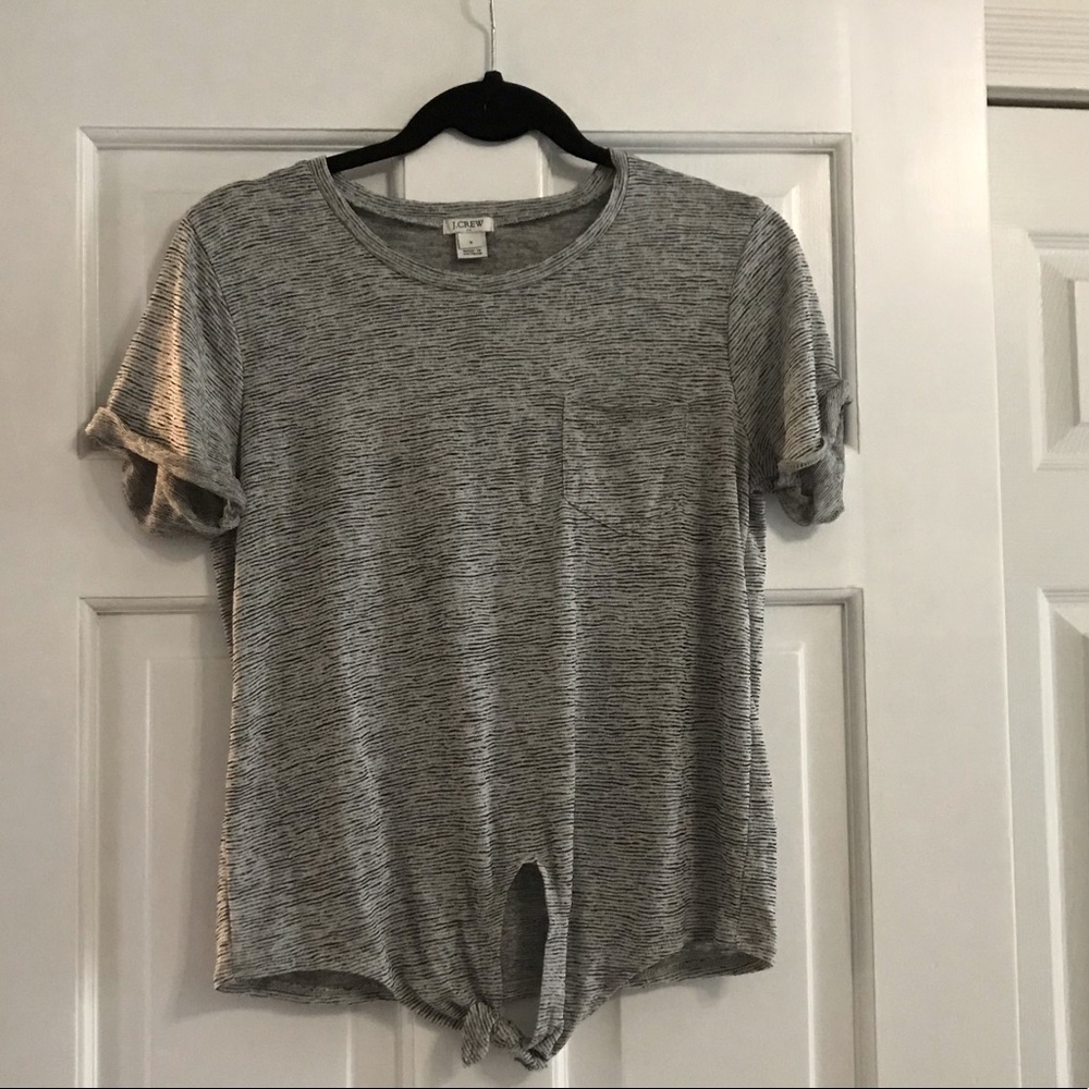 Sale!!! J Crew Tee with Bottom Tie